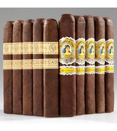 #44 Rocky Patel Decade and La Aroma de Cuba Mi Amor 10 Cigars