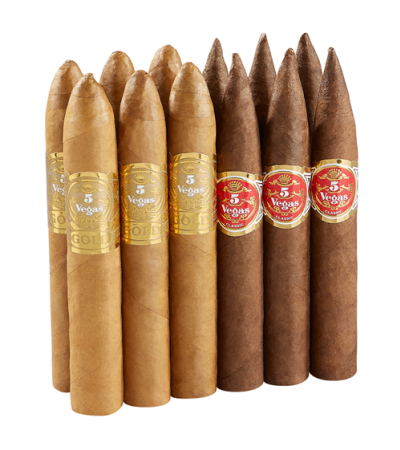 5 Vegas 12-Torpedo Sampler 12 Cigars