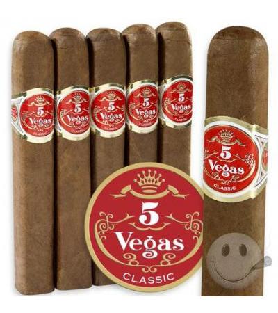 5 Vegas Classic Fifty Five (box-press) 5-Pack Gordo (5.5"x55) Pack of 5