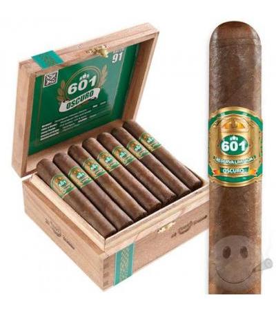 601 Serie Green Oscuro Tronco Robusto (5.0"x52) Pack of 10