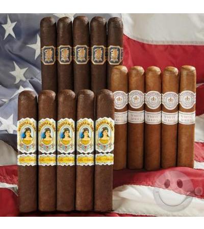 90+ Rated Star Spangled Sampler 15 Cigars