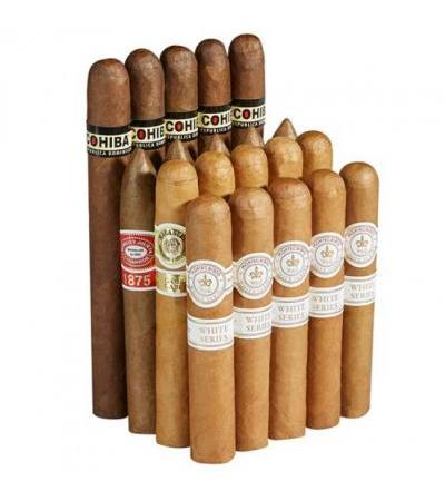Big Brand Savings Campaign Mega-Sampler 20 Cigars  + Humidor