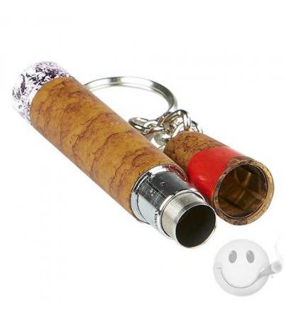 Crafter's 3-Finger Leather Case + Cigar Key chain Punch Cutter Cigar Sampler