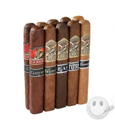 Gurkha Sultan Box-Pressed 5-Star Sampler 5 Cigars