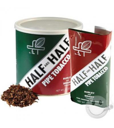 Half and Half Pipe Tobacco Half and Half 12 Ounce Can
