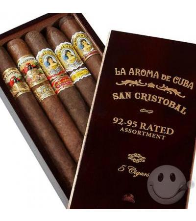 La Aroma/San Cristobal ' 92-95 Rated' Sampler Box 5 Cigars