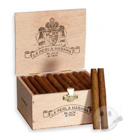 La Perla Habana Black & Tan Cigarillos (3.1"x23) Box of 50
