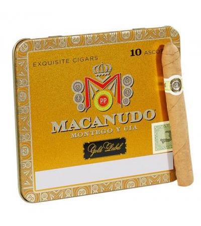 Macanudo Ascots Cigarillos (4.2"x32) Pack of 100