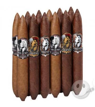 Man O' War Discounted Dozen Salomon Sampler 12 Cigars