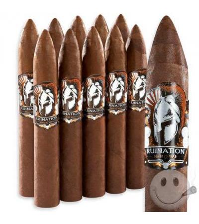 Man O' War Ruination Belicoso 10-Pack Belicoso (5.7"x56) Pack of 10
