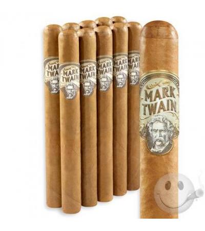 Mark Twain No. 2 10-Pack Double Corona (7.5"x52) Pack of 10