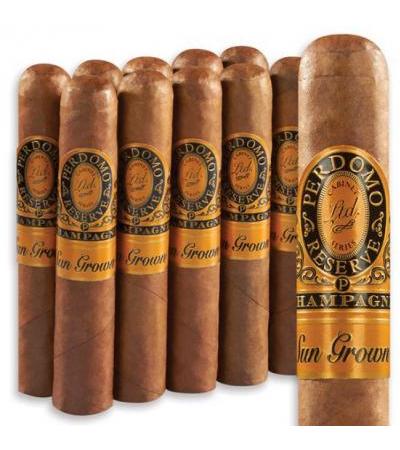 Perdomo Champagne Sun Grown Robusto 10-Pack Robusto (5.0"x54) Pack of 10