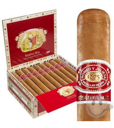 Romeo y Julieta Reserva Real Belicoso (6.1"x52) Box of 25  + 5 Cigars