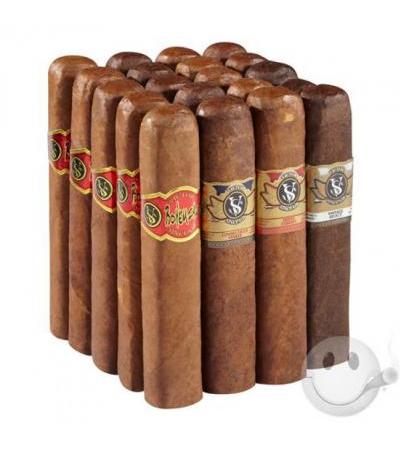 Victor Sinclair Box-Pressed Doppel Gordo Mega-Sampler 20 Cigars