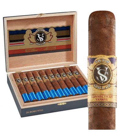Victor Sinclair Connecticut Yankee Robusto (5.5"x50) Pack of 5