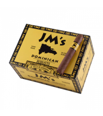 JM's Dominican Sumatra Robusto 5 x 50 - Natural - Box of 50