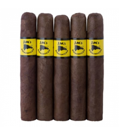 JM's Dominican Sumatra Robusto 5 x 50 - Natural - Pack of 5