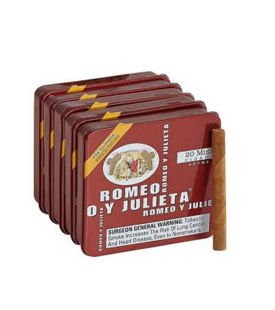 Romeo y Julieta Miniatures Red (Cigarillos) (3.0"x20) Pack of 20