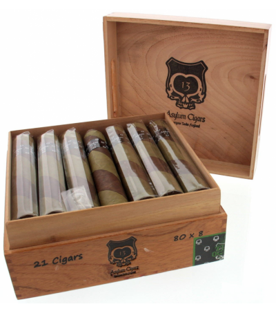 Asylum Cigars 13 Eighty 80 x 8 The Ogre 21er Kiste