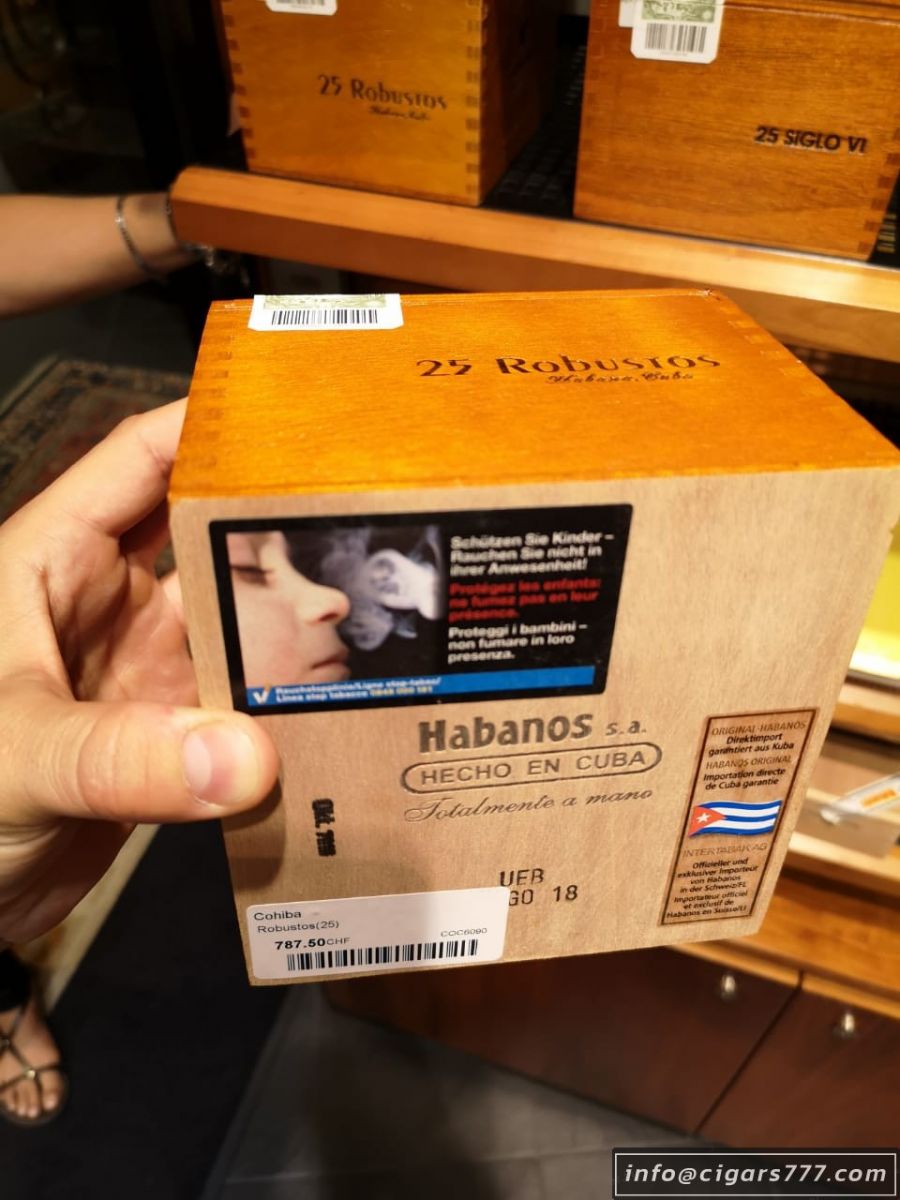 Оригинальные кубинские коробки сигар